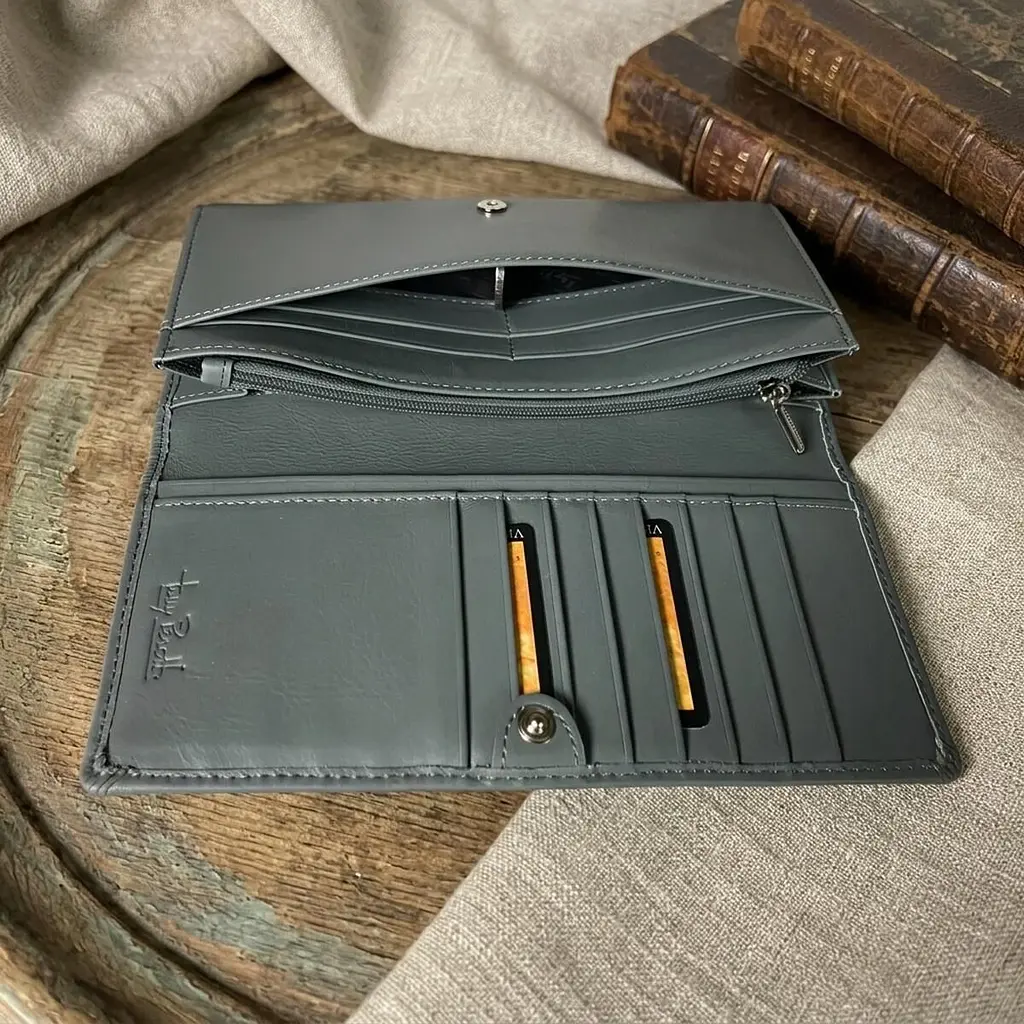 Жіночий гаманець Tony Perotti New Rainbow 3435 grigio (90077) сірий - фото 5