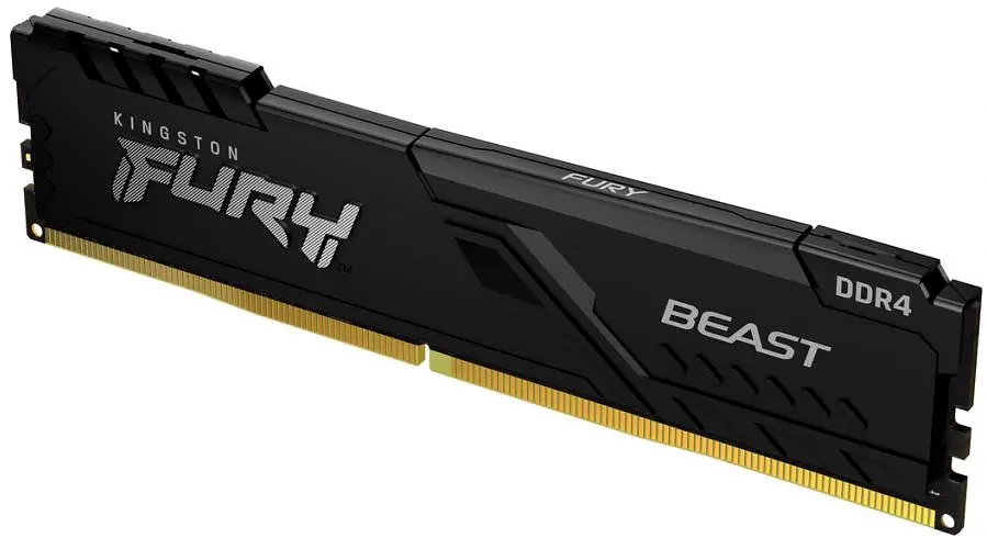 Пам'ять ПК Kingston DDR4 32GB KIT (16GBx2) 3200 Fury Beast Black - фото 4