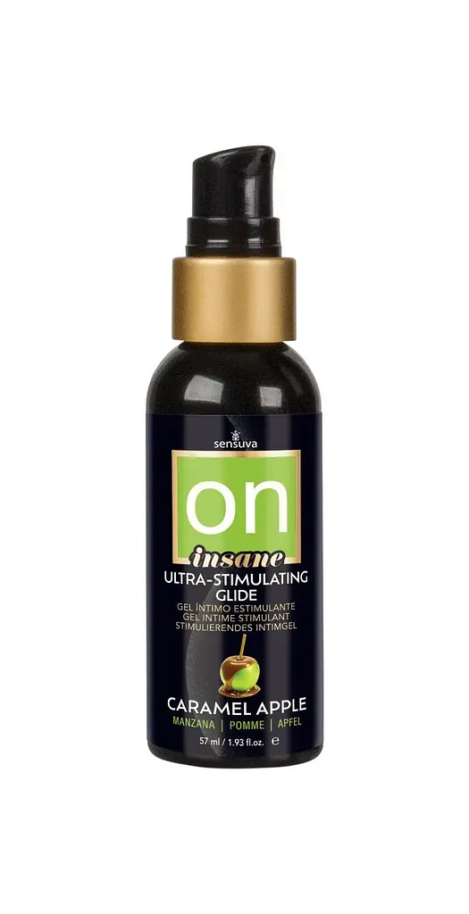 Збуджувальна змазка на гібридній основі Sensuva Ultra-Stimulating On Insane (57 мл), Caramel Apple