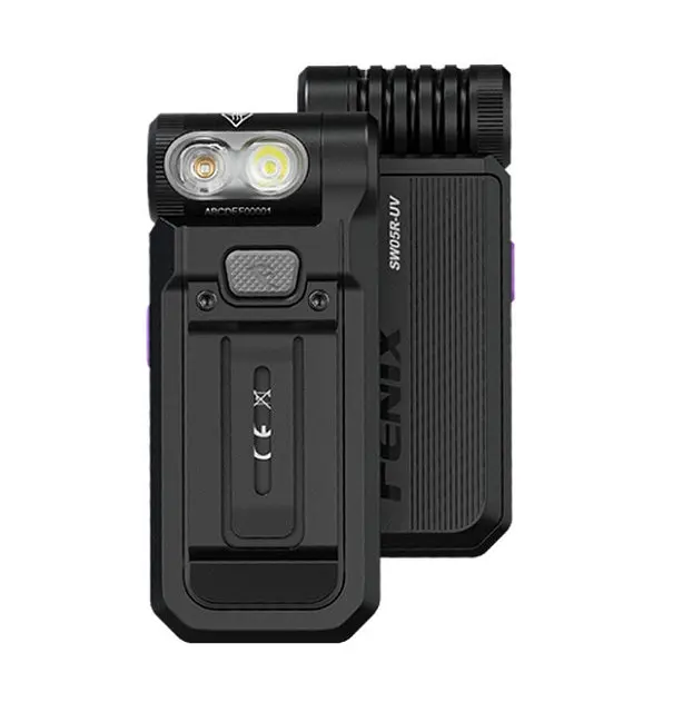 Ліхтар ручний ультрафіолетовий Fenix SW05R-UV LED (Чорний) - фото 2
