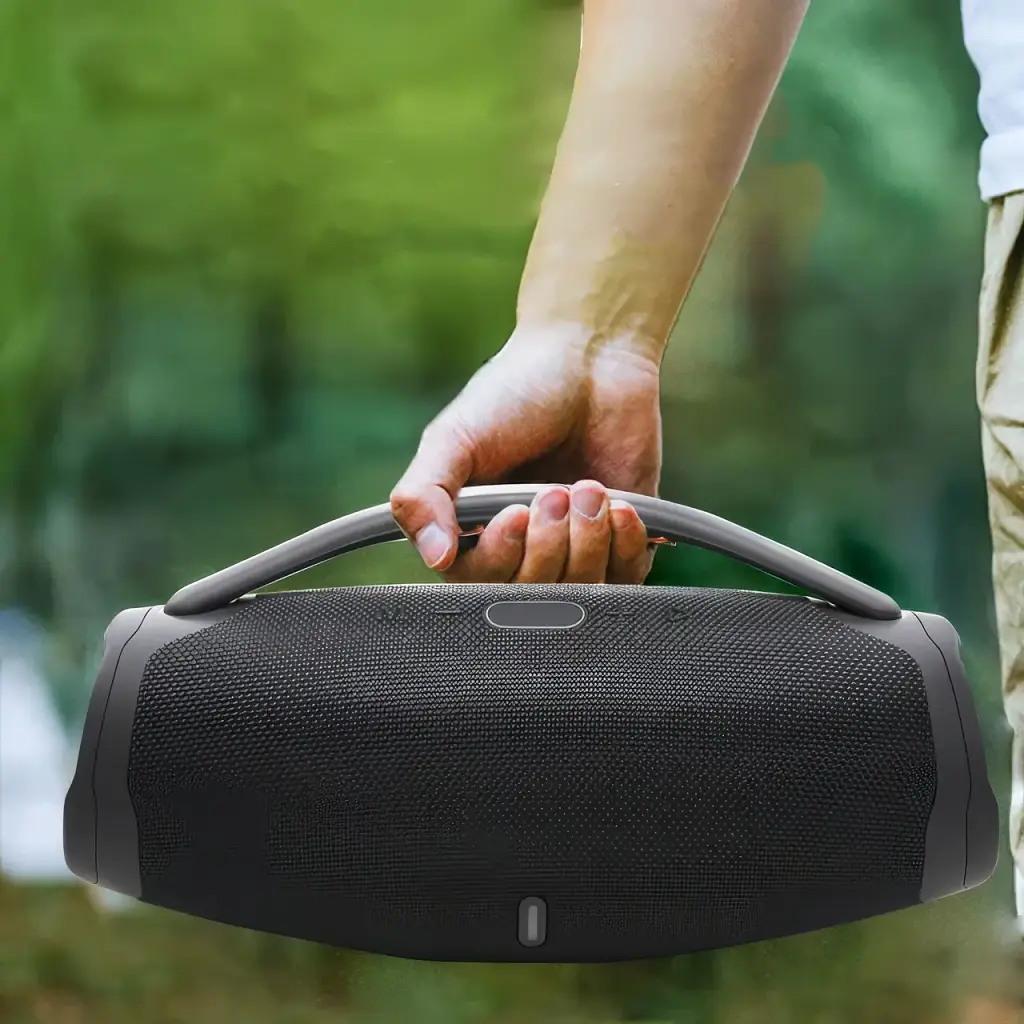 Бездротова Bluetooth колонка з LED підсвічуванням Boombox 3 Mini RGB B11 - фото 5