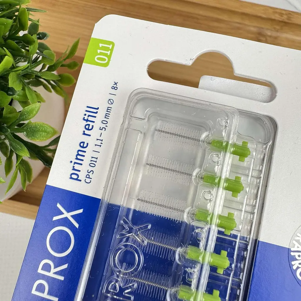 Набір міжзубних йоржиків Curaprox Prime Refill CPS 011 (без тримача), 8 шт - фото 3