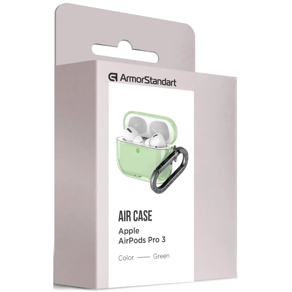 Чохол для навушників Armorstandart Air для Apple Airpods Pro 3 Green (ARM88305) (ARM88305) - фото 3