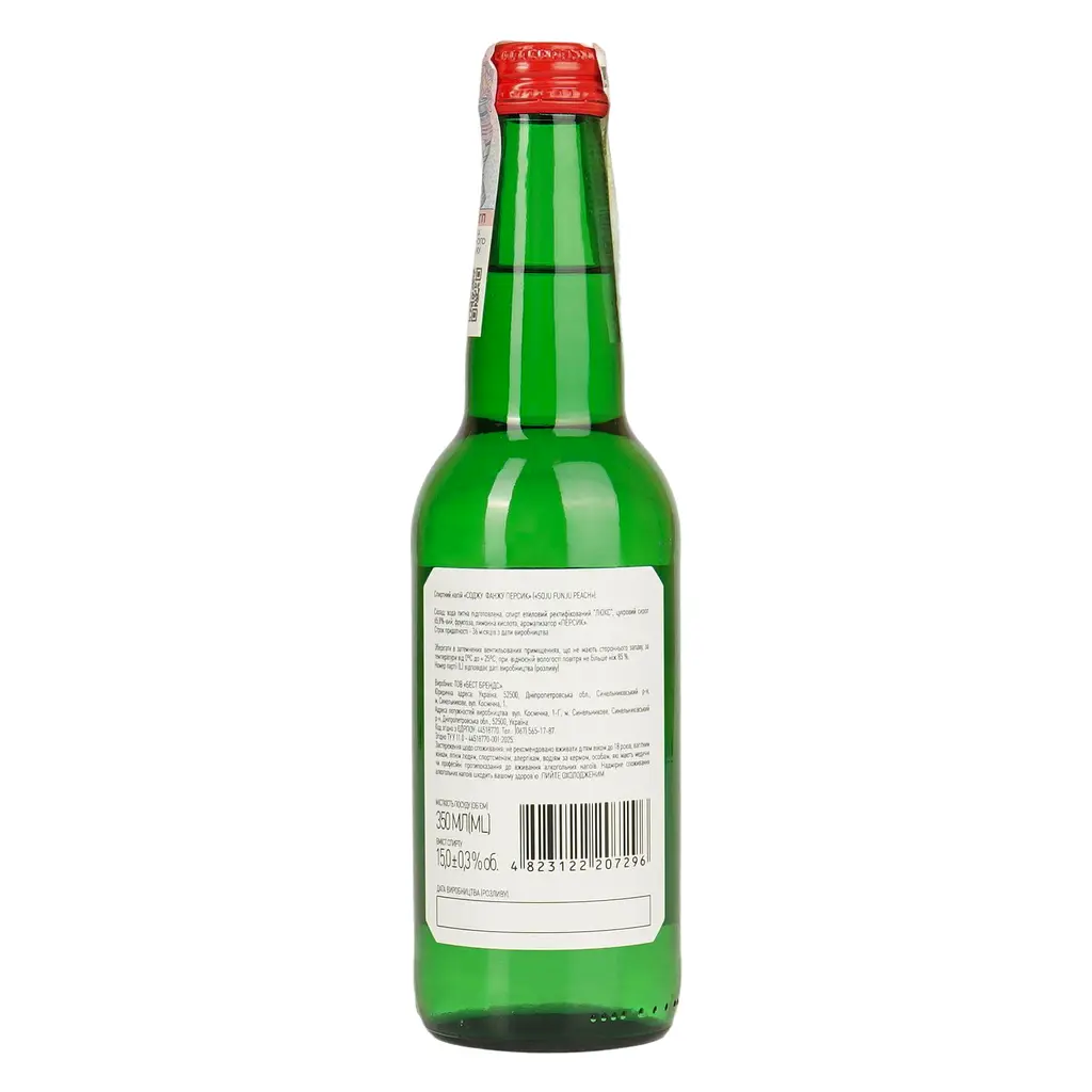 Соджу FUNJU Peach 15% 0.35 л - фото 4