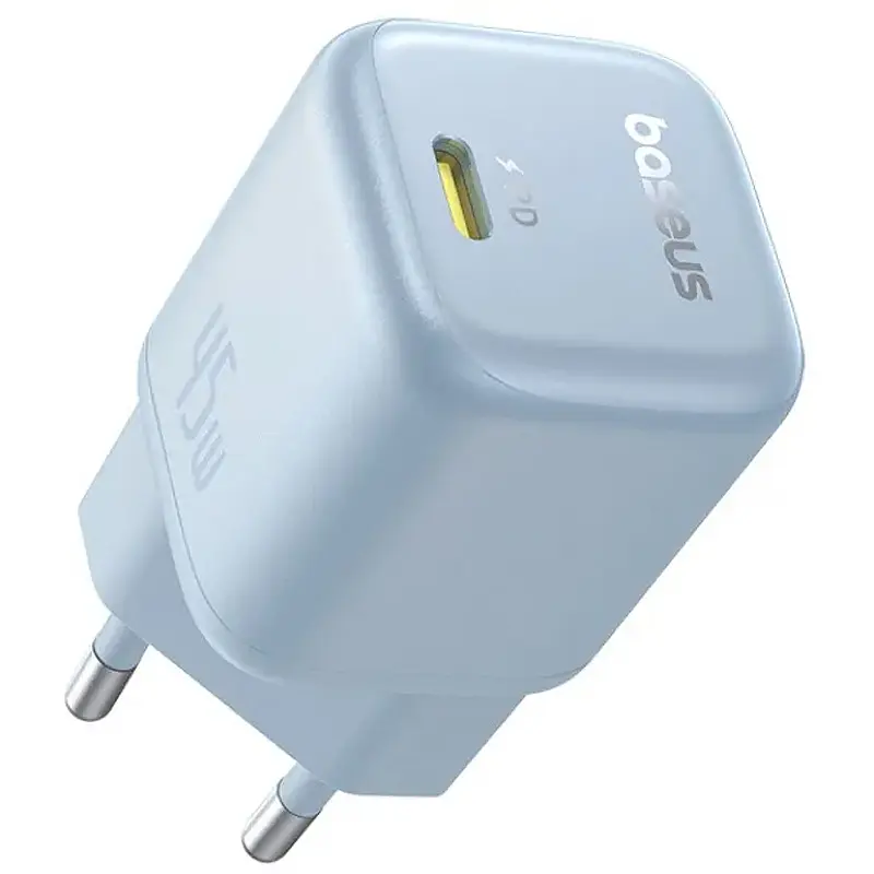 МЗП Baseus PicoGo GaN Fast Charger 45W (1USB-C) (P10176800) Galaxy Blue - фото 3