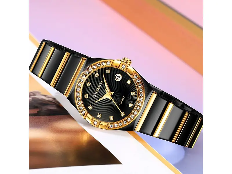 Годинник наручний жіночий 2342BKGD Black-Gold Skmei acs0030006 - фото 5