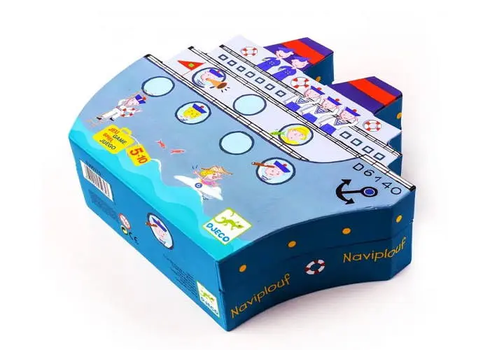 Настольная игра Djeco Морской бой (дерево) (Naviplouf) (DJ05270) - фото 2