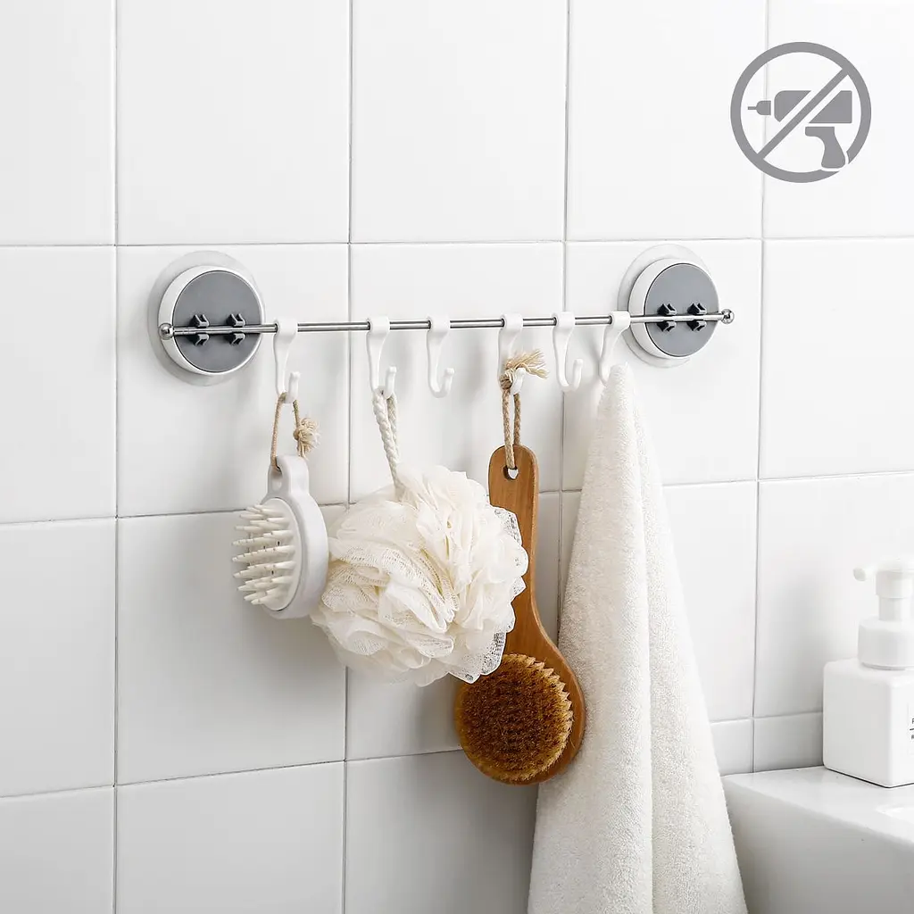 Универсальный держатель с крючками MVM BP-8, белый (BP-8 WHITE) - фото 6