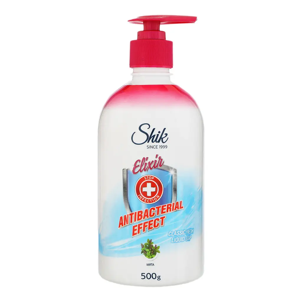 Мило рідке Shik Elixir Antibacterial Effect Класична свіжість, з дозатором, 500 г - фото 2