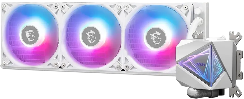 Водяне охолодження MSI MAG CoreLiquid I360 ARGB White (MAG CORELIQUID I360 WHITE) - фото 3