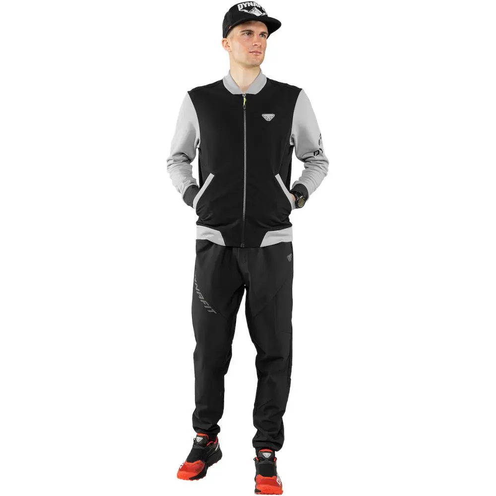 Флісова кофта Dynafit 24/7 PTC Varsity Jacket Mns M Сіра/Чорна (1054-016.002.2546) - фото 2