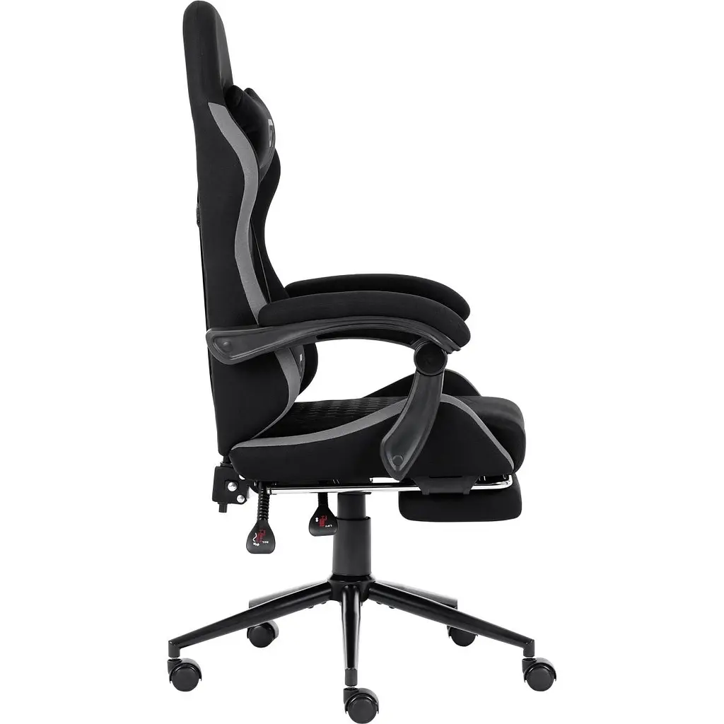 Геймерське крісло GT Racer X-2324 Fabric Black/Gray [121448] - фото 4