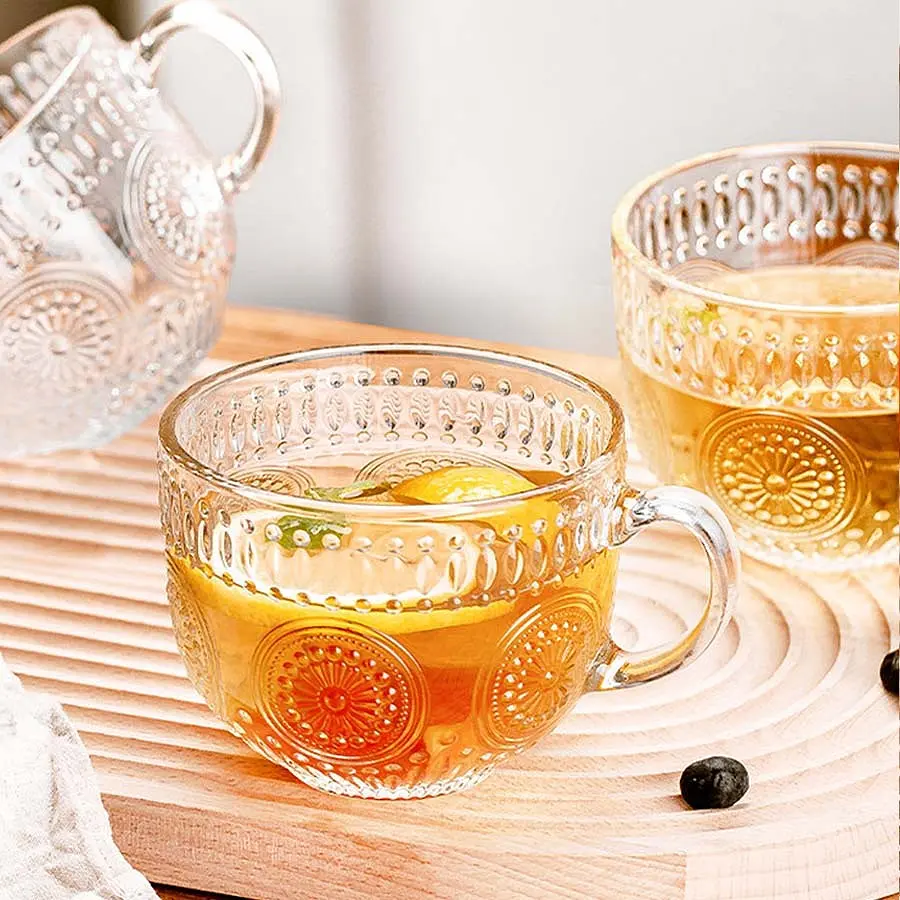 Набір чашок скляних Deli Glass Madison 440 мл 6 шт. (87ZB322B/6) - фото 4