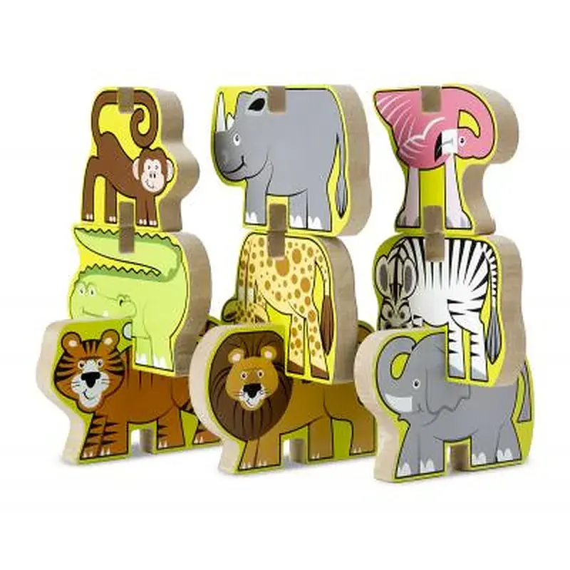 Розвиваюча іграшка Melissa&Doug Деревянная головоломка-укладка Сафари (MD9024) - фото 2