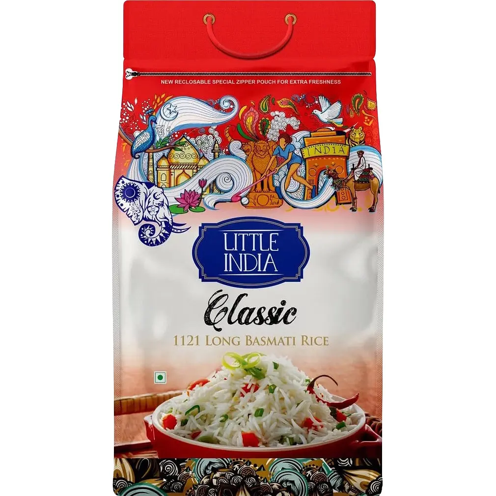 Рис Басматі золотий Little India Classic 1121 Long Grain Basmati Rice 5 кг