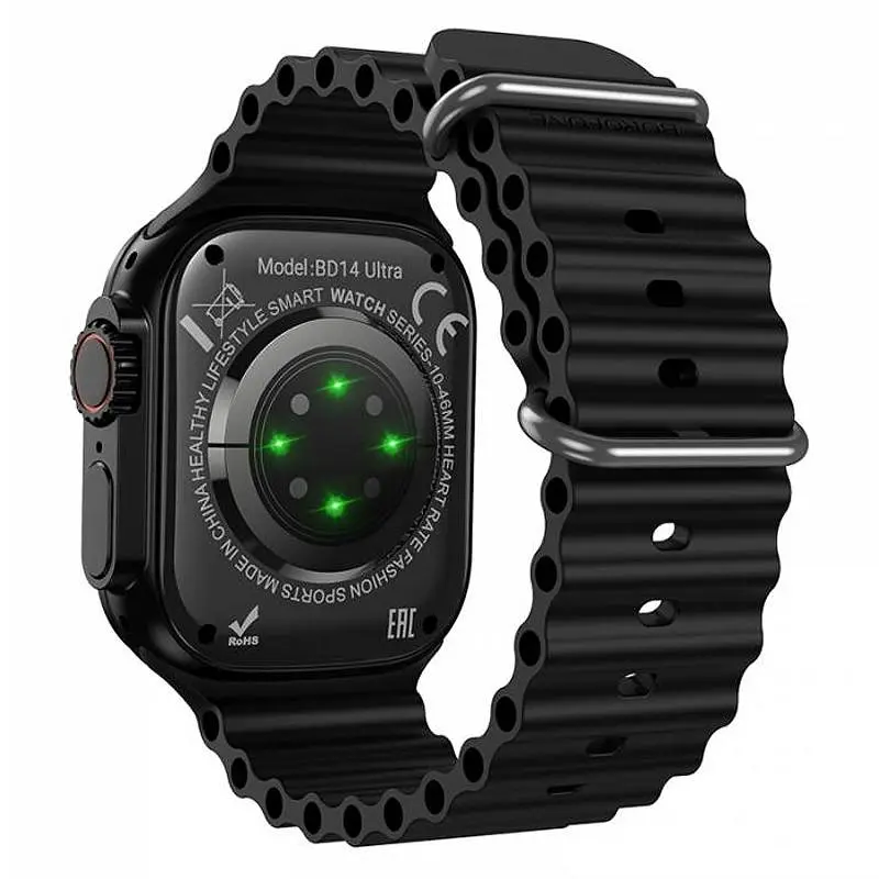 Смарт-часы Borofone BD14 Ultra Smart sports watch (call version) Black - фото 3