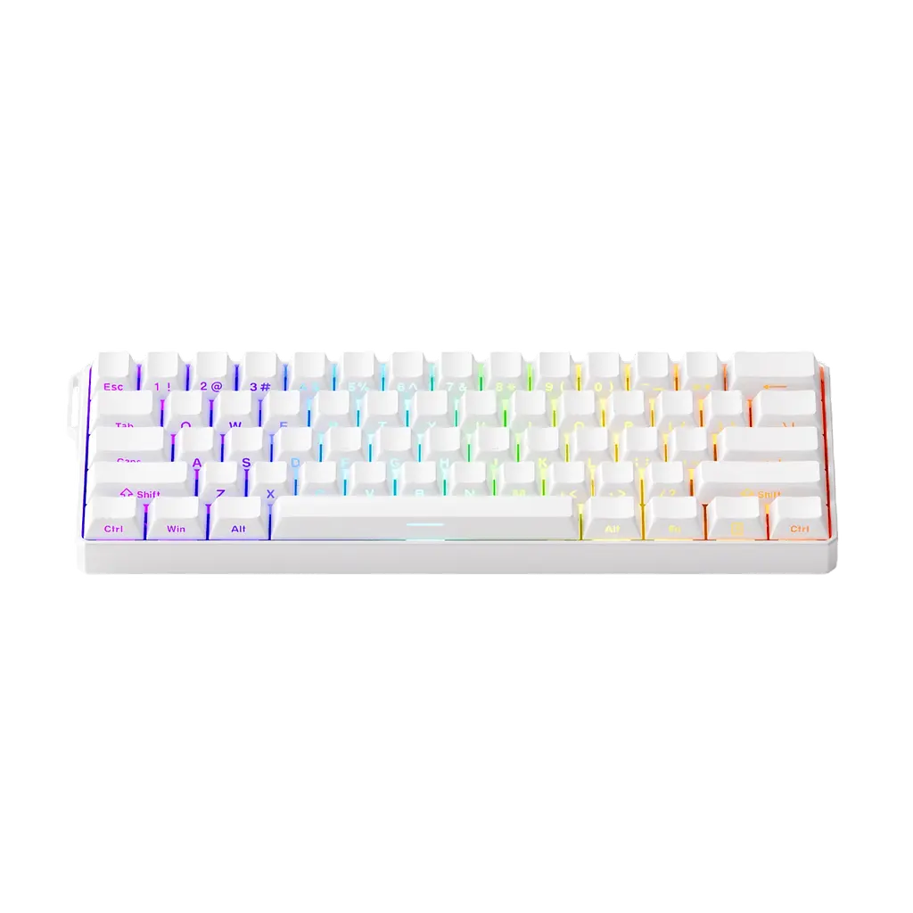 Клавіатура Akko MonsGeek FUN60 Pro RGB Side Printed White (AXM-FUN60PRO-SP-W) - фото 3