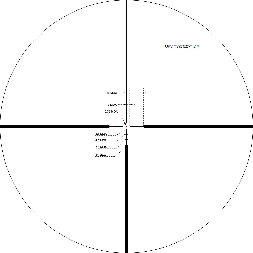 Приціл оптичний Vector Optics Continental 2-12x50 (30 мм) illum. SFP - фото 2