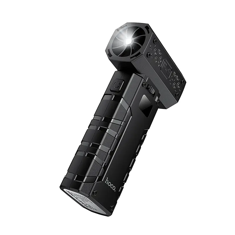 Ручний портативний компресор Hoco HX67, 80000RPM, 40m/s, 275г, Black, Box - фото 3