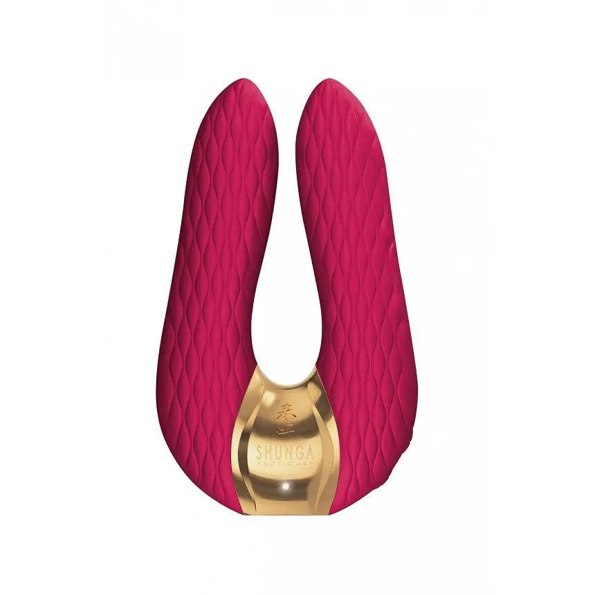 Вібромасажер Shunga - Aiko Intimate Massager, 10.8х6.5 см (малиновий) - фото 10