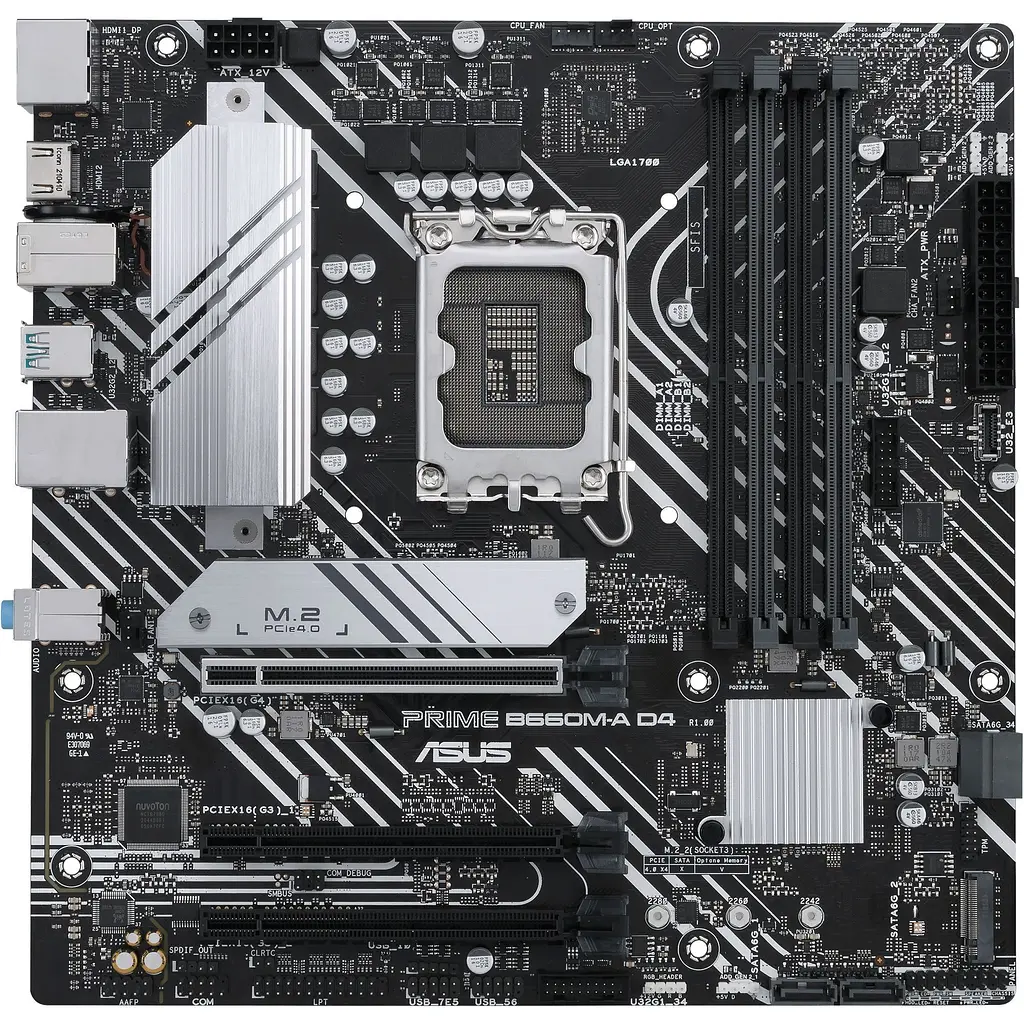 Материнская плата Asus Prime B660M-A D4-CSM (90MB19K0-M1EAYC) [147086] - фото 2
