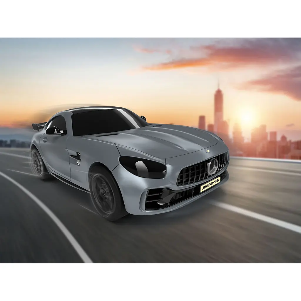 Сборная модель Revell Mercedes-AMG GT R Grey Car уровень 1 масштаб 1:43, 10 деталей (RVL-23152) - фото 2
