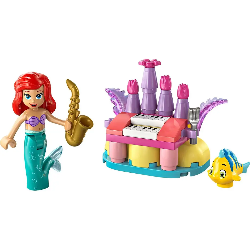 Конструктор LEGO Конструктор Disney Princess Музыкальные развлечения Ариэль и Флаундера по случаю дня рождения 39 деталей (30720) - фото 2