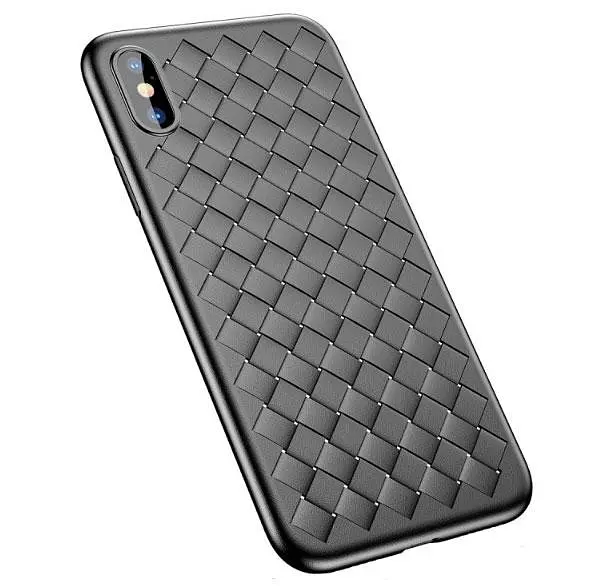 Чехол Primo BV Weaving для телефона Apple iPhone X / XS Black - фото 3