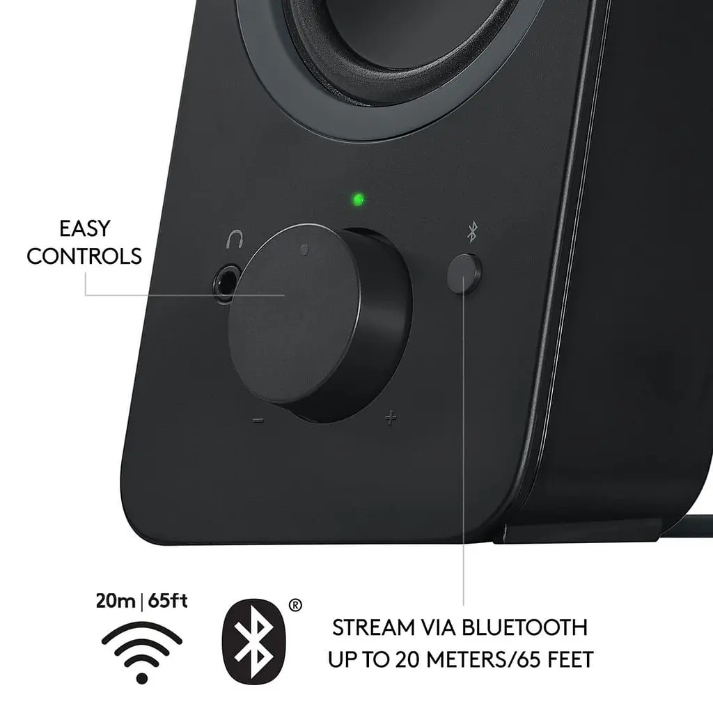 Акустическая система Logitech 2.0 Z207 Black (980-001295) - фото 8