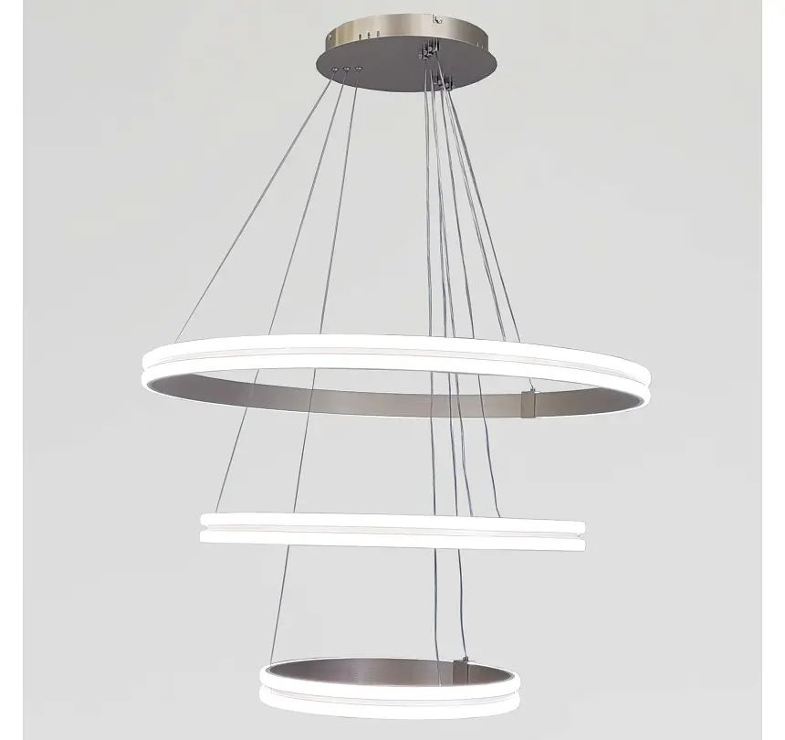 Підвісна люстра із трьох LED кілець MD78099/80+60+40CF Artlight - фото 5