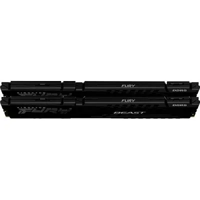 Модуль памяти для компьютера DDR5 64GB (2x32GB) 5600 MHz Fury Beast Black Kingston Fury (ex.HyperX) (KF556C36BBE2K2-64) - фото 4