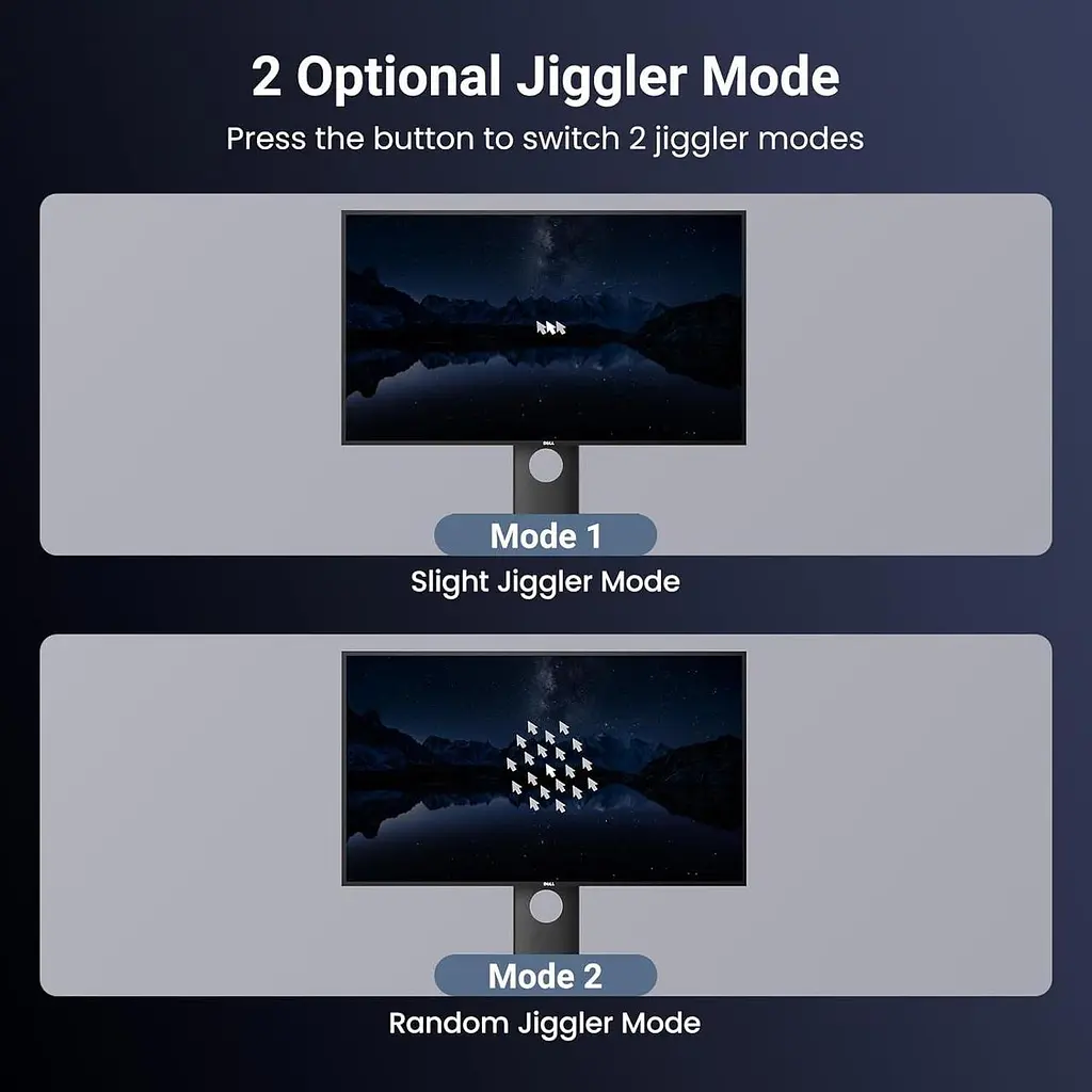 Bluetooth-адаптер Ugreen Undetectable Mouse Jiggler для ноутбука та ПК, чорний (35994) - фото 5