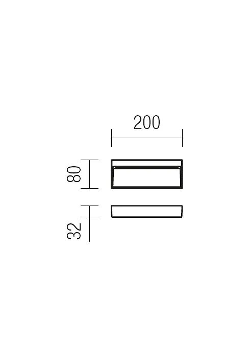 Бра вуличне EVEN AP M LED SMD 6W IP54 DG 3000K (SQ) (5.1.2) Redo 9153 - фото 2