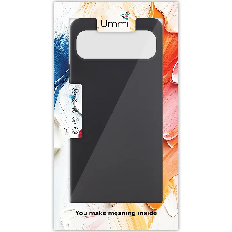 Чохол Ummi Lakshmi Silicone Cover (AA) для Google Pixel 9 Pro XL Чорний / Black - фото 2