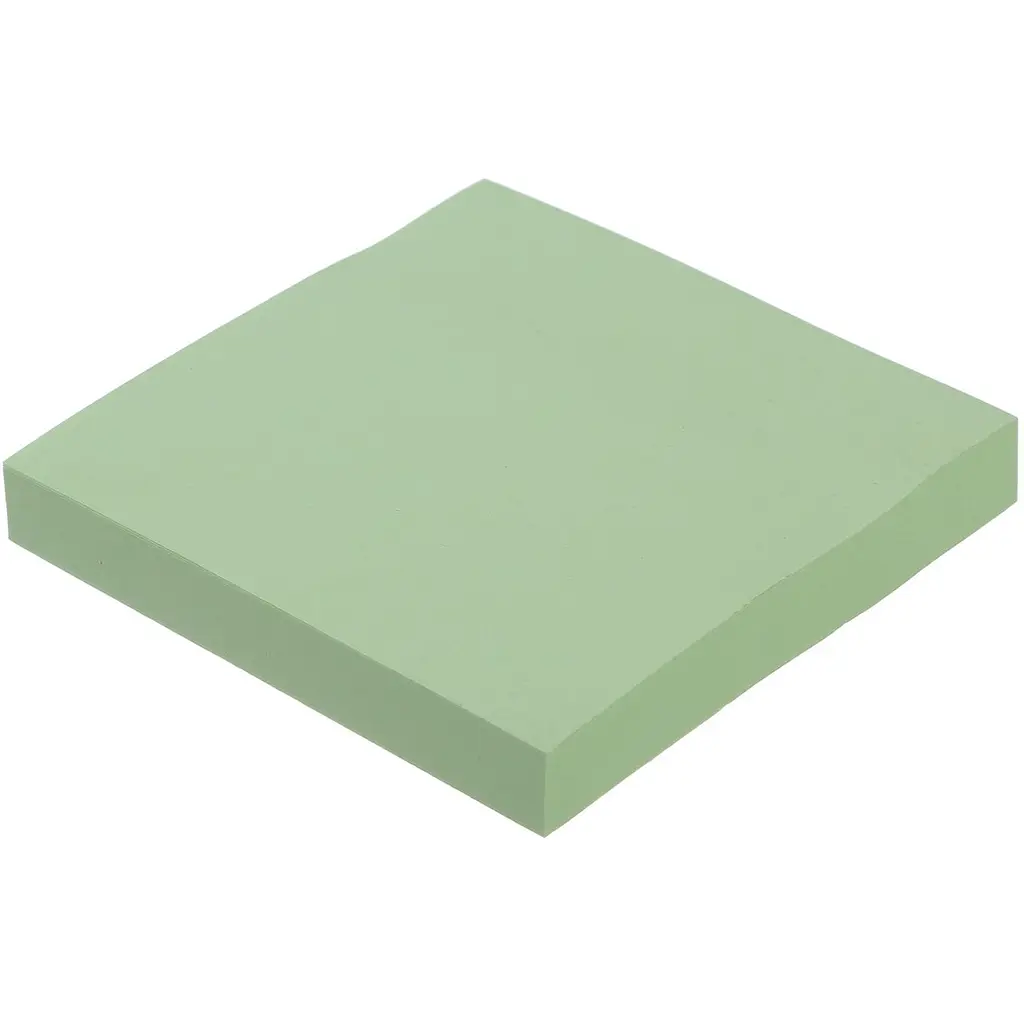 Блок паперу для нотаток Buromax Pastel з клейким шаром 75х75 мм 100 аркушів салатовий (BM.2384-15) - фото 2