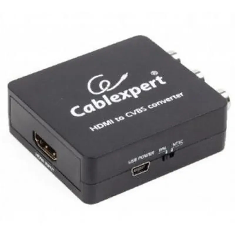 Конвертор HDMI to 3 x RCA Cablexpert (DSC-HDMI-CVBS-001) - фото 2