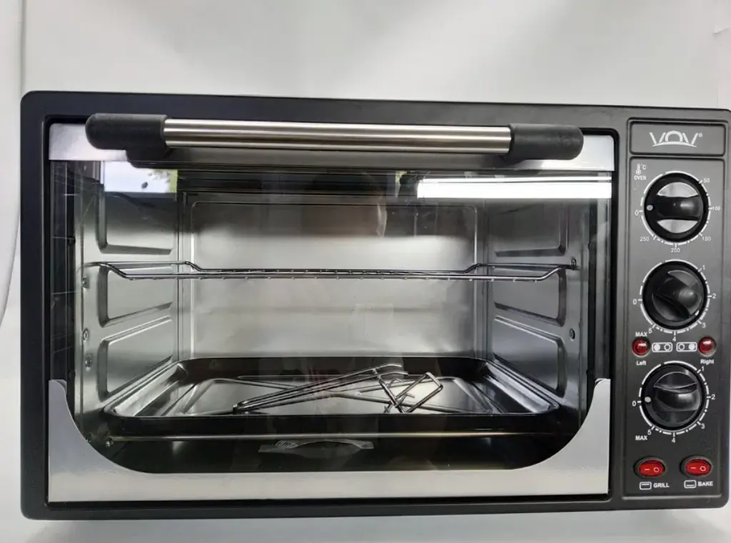 Електродуховка VOV Veohp 30L 1700Вт з 2 конфорками + лоток для піци - фото 2