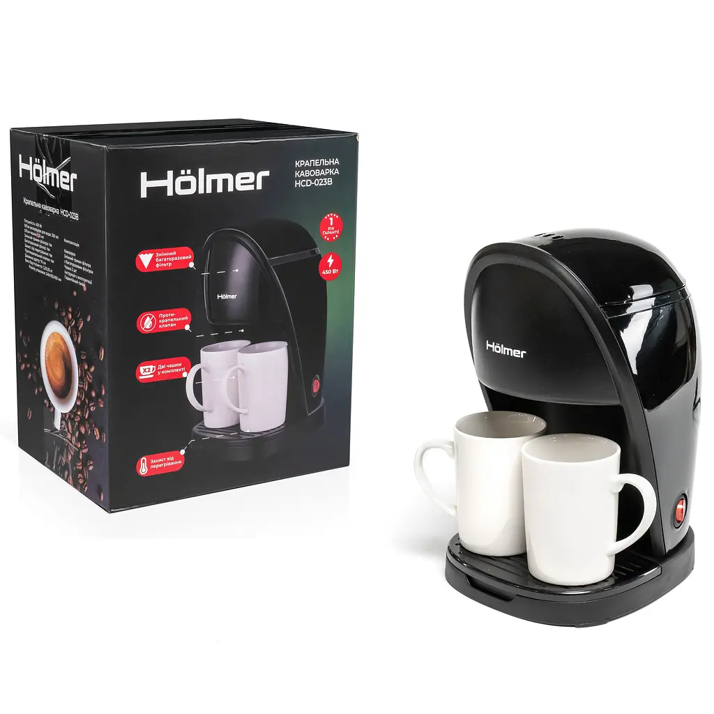 Кофеварка Holmer (HCD-023B) - фото 6