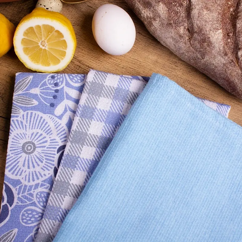 Набор вафельных полотенец MirSon №615 Corn field 50х30 см 3 шт. (2200006737162) - фото 3