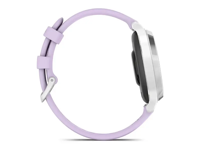 Смарт-годинник Garmin Lily 2 Active Silver with Purple Jasmine Silicone Band (010-02891-01) - фото 3