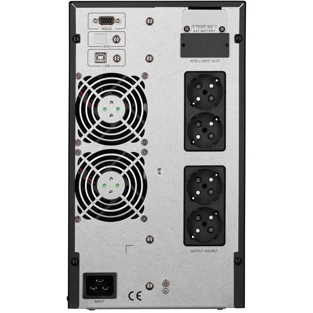 ДБЖ безперервної дії (Online) 2E OD3000, 3000VA/2700W, LCD, USB, USB, 3xSchuko (2E-OD3000) - фото 8