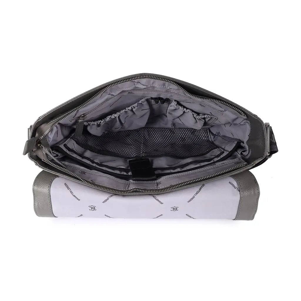 Сумка Brampton London Emissary Grey (64403 GREY) - фото 6