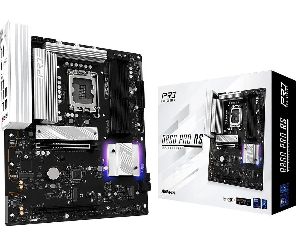 Материнська плата AsRock B860 Pro RS (B860 Pro RS) (Socket 1851, Intel B860, ATX) - фото 5