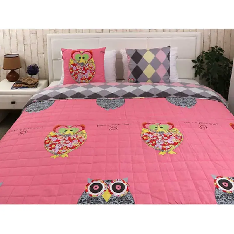 Подушка Руно декоративна "Owl Red" 50х50 см (306_Owl Red) - фото 4