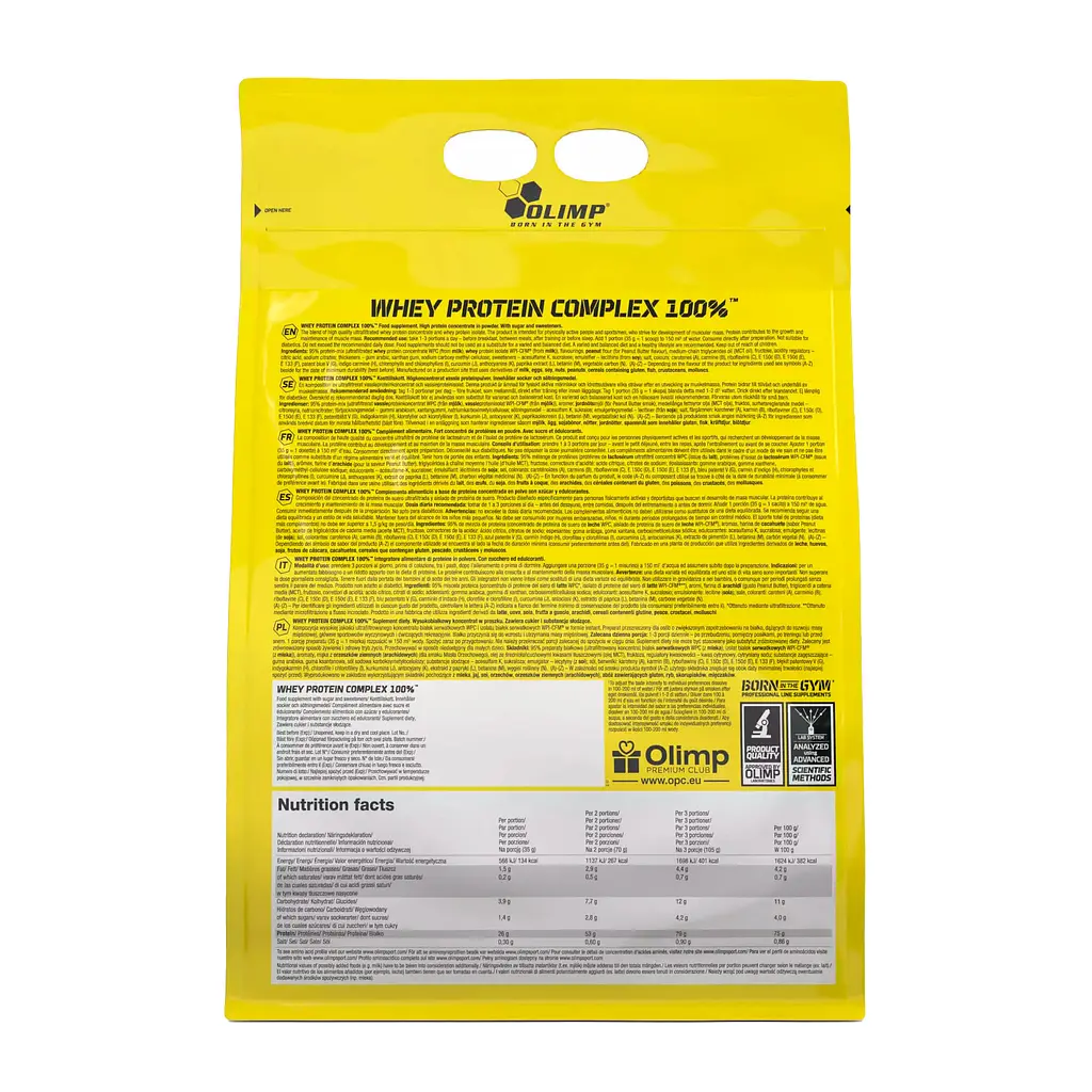 Протеин Olimp Whey Protein Complex 100% арахисовое масло 2.27 кг (Ф001507) - фото 2