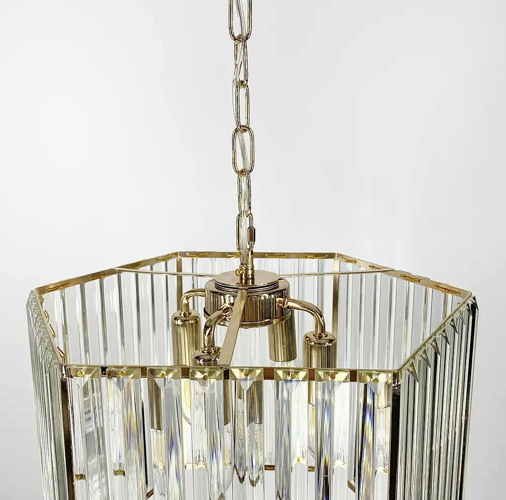 Хрустальная люстра шестиугольной формы Line.F SA 40 C - фото 3