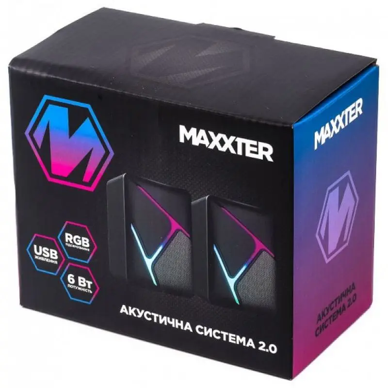 Акустична система Maxxter CSP-U004RGB - фото 5