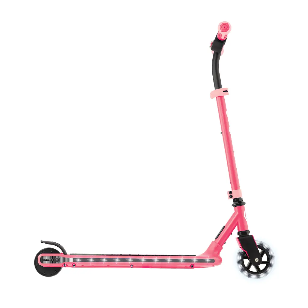 Електросамокат Globber E-Motion 6 з підсвіткою, 50 кг, 2 колеса, рожевий - фото 5