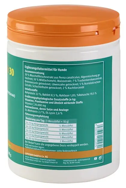 Добавка для зміцнення суглобів та кісток собак Luposan GelenkKraft 30 Pellets 675 г - фото 3