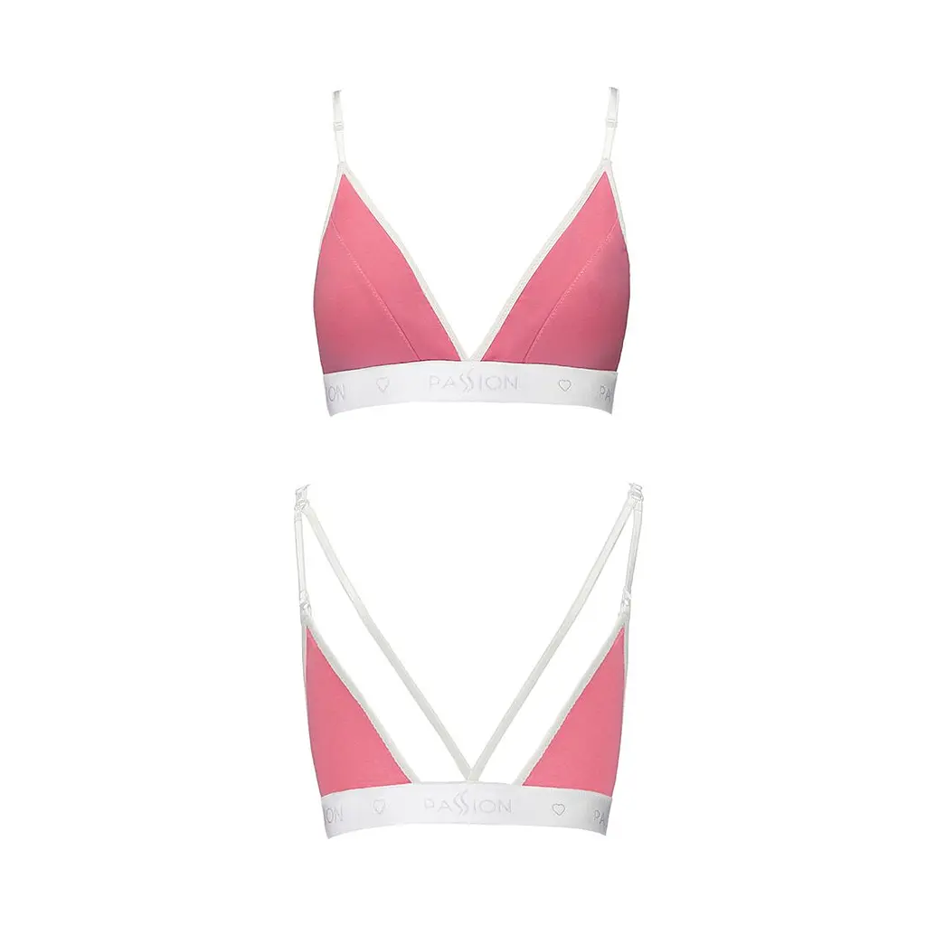 Спортивний топ з подвійними бретелями Passion PS007 TOP XL, pink - фото 4